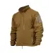 1 - Флісова тактична кофта на блискавці. Койот. Polyester. Розмір XL