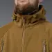 10 - Флісова тактична кофта з капюшоном. Койот. Polyester. Розмір S