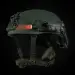6 - Ліхтар тактичний на шолом Sidewinder MPLS 5LED з IFF (свій-чужий) маяком. Олива
