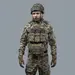 3 - Плитоноска TUR PRO Gen 1 (Комплект 4 підсумки) з боковими карманами, системою швидкого скидання. Molle. Колір Піксель. Розмір L