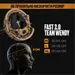 4 - Комплект: Шлем FAST TEAM WENDY 2,0 NIJ IIIA Мультикам + активные наушники EARMOR M32 (Койот), крепление Чебурашка. Размер L