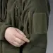 14 - Флисовая тактическая кофта с капюшоном. Олива. Polyester. Размер L