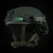 8 - Ліхтар тактичний на шолом Sidewinder MPLS 5LED з IFF (свій-чужий) маяком. Олива