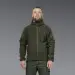 7 - Флисовая тактическая кофта с капюшоном. Олива. Polyester. Размер L