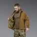 7 - Флісова тактична кофта з капюшоном. Койот. Polyester. Розмір S