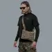 1 - Плечова однолямкова сумка. Збільшена. Cordura 1000D Мультикам