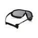 4 - Окуляри захисні з ущільнювачем Pyramex XS3 Plus (gray) Anti-Fog, Чорні