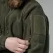 10 - Флісова тактична кофта на блискавці. Олива. Polyester. Розмір M