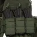 3 - Плитоноска TUR PRO Gen 2, (Комплект 7 підсумків) з системою швидкого скидання. Molle. Колір Олива. Розмір M.