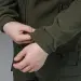 11 - Флісова тактична кофта на блискавці. Олива. Polyester. Розмір M