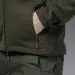 12 - Флісова тактична кофта на блискавці. Олива. Polyester. Розмір M