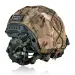 9 - Комплект: Шолом FAST TEAM WENDY 2.0 NIJ IIIA Олива + активні навушники EARMOR M32 (Олива), кріплення Чебурашка, Кавер Мультикам. Розмір L