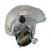 4 - Активные тактические наушники с микрофоном Earmor M32H MOD3 Helmet Version Олива
