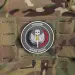 3 - ПВХ Патч (шеврон) «TASK FORCE 141» DEFENCE UKRAINE. Серый