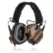 7 - Активные тактические наушники с микрофоном Earmor M32 Plus MOD3 Helmet Version Койот