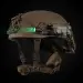 8 - Ліхтар тактичний на шолом Sidewinder MPLS 5LED з IFF (свій-чужий) маяком. Койот