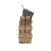2 - Одинарный пластиковый подсумок под магазины AK\AR. Cordura 1000D. Molle. Пиксель