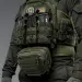 3 - Одинарний пластиковий підсумок під магазини AK\AR. Cordura 1000D. Molle. Олива