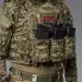 4 - Двойной подсумок под магазины AK\AR. Cordura 1000D. Molle. Мультикам