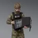 4 - Тактический коврик для сидения. CORDURA 1000D. Черный