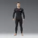 4 - Термобілизна (верх) Frost Guard реглан LVL 1 (1 Рівень) Чорний. Розмір XL
