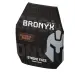 4 - Поліетиленові бронепластини Bronyx Ultimate 3 класу захисту. Рівень NIJ-III. Вага 0,9 кг. Розмір (М) 25×30 см.