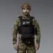 3 - Нагрудный админ-подсумок. MOLLE. Тактический подсумок. Черный