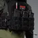 4 - Подвійний підсумок під магазини AK\AR. Cordura 1000D. Molle. Чорний