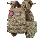 Плитоноска TUR PRO Gen 2, система швидкого скидання. Molle. Колір Піксель. Розмір XL.