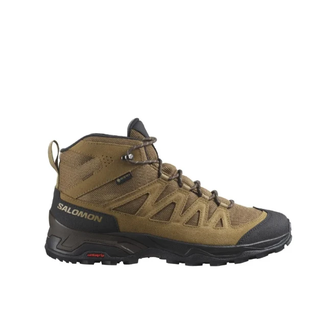 Треккинговые ботинки Salomon X Ward Leather MID Gore-Tex. Койот. Размер 43 1/3Фото №4