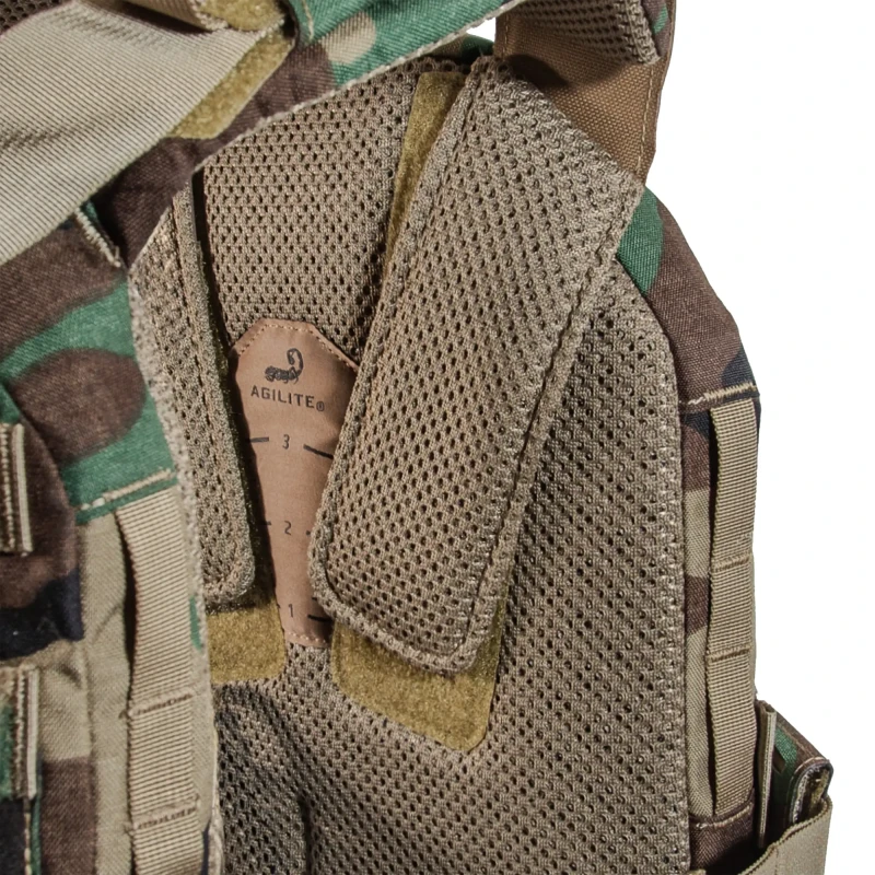 Бронежилет Agilite K-ZERO M81 Woodland Limited Edition 3 клас захисту. Вага 3.6 кг. Колір Woodland. Cordura 500D.Фото №15