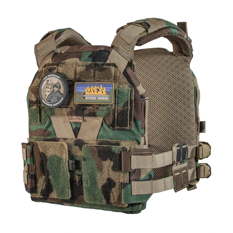 Бронежилет Agilite K-ZERO M81 Woodland Limited Edition 3 клас захисту. Вага 3.6 кг. Колір Woodland. Cordura 500D.Фото №14