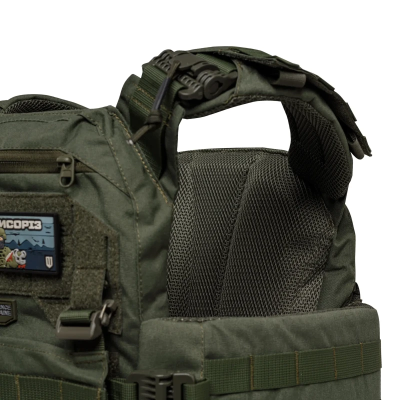 Плитоноска SVAROG PRO XL збільшена з системою швидкого скидання. Molle. Колір Олива.Фото №10