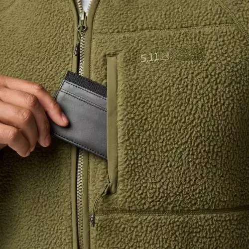 Куртка флисовая 5.11 Tactical® HQ Tech Fleece Jacket. Цвет Олива. Размер M.Фото №6