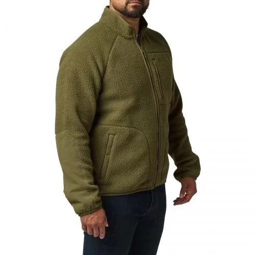 Куртка флисовая 5.11 Tactical® HQ Tech Fleece Jacket. Цвет Олива. Размер L.Фото №4