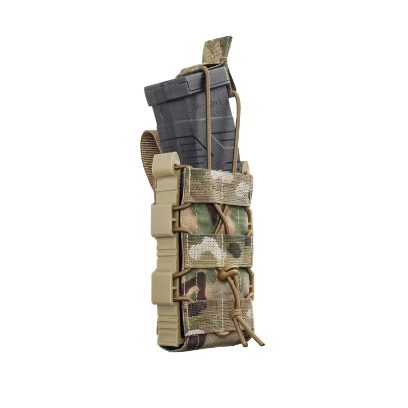 Одинарний пластиковий підсумок під магазини AK\AR. Cordura 1000D. Molle. Мультикам/MulticamФото №6