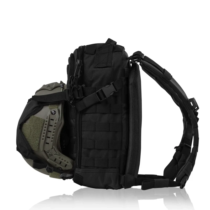 Тактичний рюкзак RAGNAR на 20л. CORDURA 500D. ЧорнийФото №4