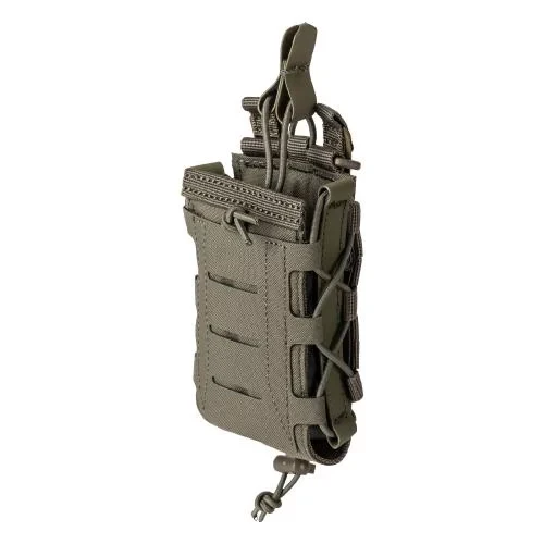 Одинарный подсумок для магазина 5.11 Tactical Flex Multi-Caliber Cover. ОливаФото №0