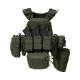 4 - Плитоноска TUR PRO Gen 2, (Комплект 7 подсумков) с системой быстрого сброса. Molle. Цвет Олива. Размер M.