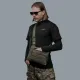 3 - Плечова однолямкова сумка. Збільшена. Cordura 1000D Олива
