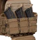 5 - Плитоноска КРУК (Комплект 4 підсумки) з системою швидкого скидання. Molle. Колір Койот.
