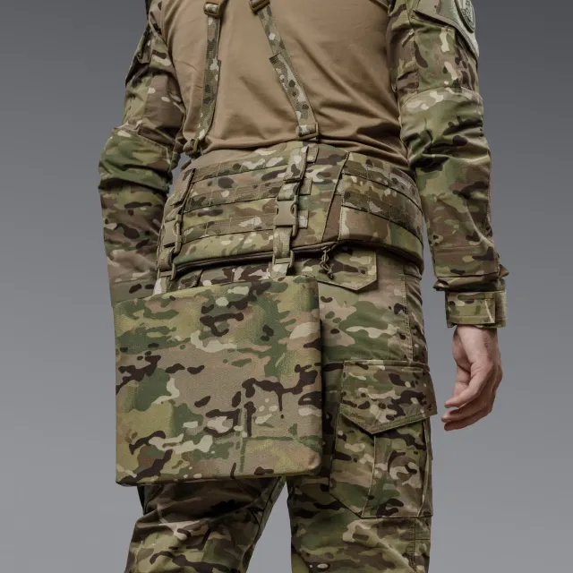 4 - Тактичний килимок для сидіння 2 класу захисту. CORDURA 1000D. Мультикам