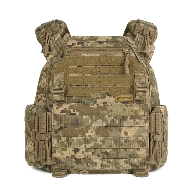 2 - Плитоноска женская Warmor gen.3 FL SPECPROM (for Ladies). Без подсумков. С быстрым боковым и верхним сбросом (без плит). Пиксель