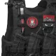 4 - Плитоноска VEPR, збільшена площа захисту. (аналог IOTV G4) Molle. Колір Чорний. Розмір L