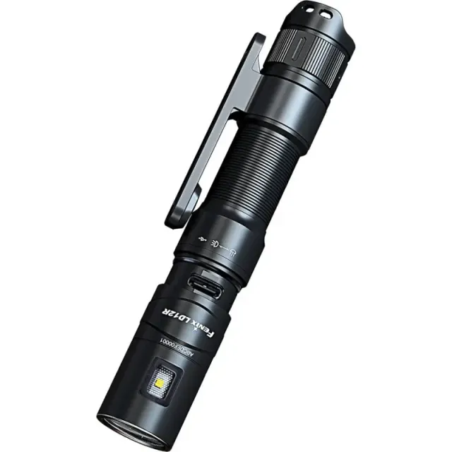 4 - Фонарь ручной Fenix ​​LD12R. Черный