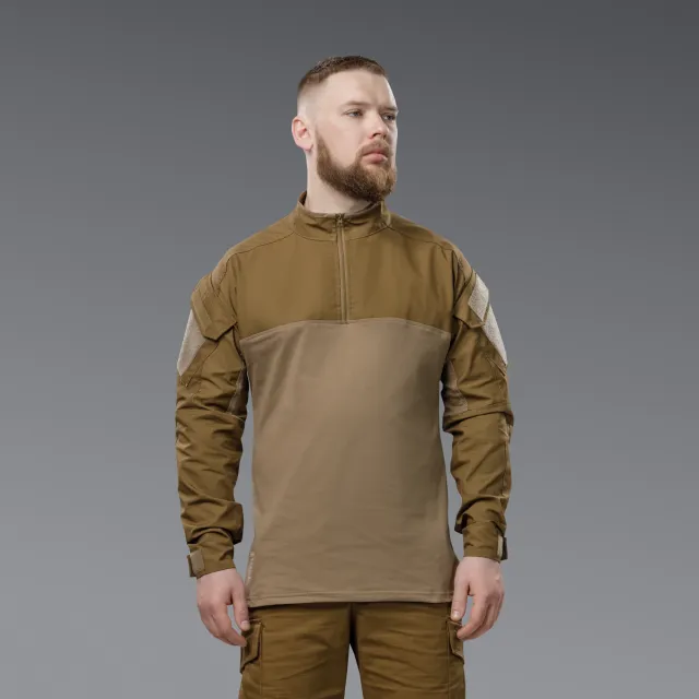 4 - Убакс BattleSkin Long. Тактична сорочка. Койот. Розмір: L