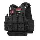 1 - Плитоноска VEPR, збільшена площа захисту. (аналог IOTV G4) Molle. Колір Чорний. Розмір L