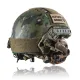 5 - Комплект: Шлем FAST TEAM WENDY 2.0 NIJ IIIA Мультикам + активные наушники EARMOR M32 (Койот), крепление Чебурашка. Размер M