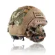 8 - Комплект: Шолом FAST TEAM WENDY 2,0 NIJ IIIA Койот + активні навушники EARMOR M32 (Койот), кріплення Чебурашка. Кавер Піксель. Розмір M