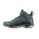 3 - Треккинговая обувь Salomon X Ultra 4 MID Gore-Tex (водонепроницаемые). Сине-зеленые. Размер 44 2/3